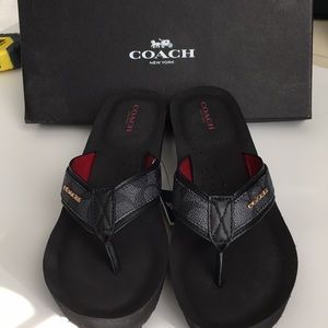 COACH Flip Flop Sandals  (NWT)